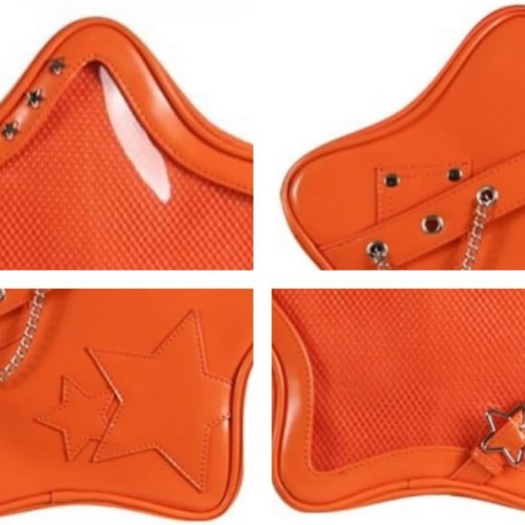 Y2K Aesthetic Kawaii Ita Bag - Adjustable Strap Star Pins Display Backpack - Picture 6 of 9